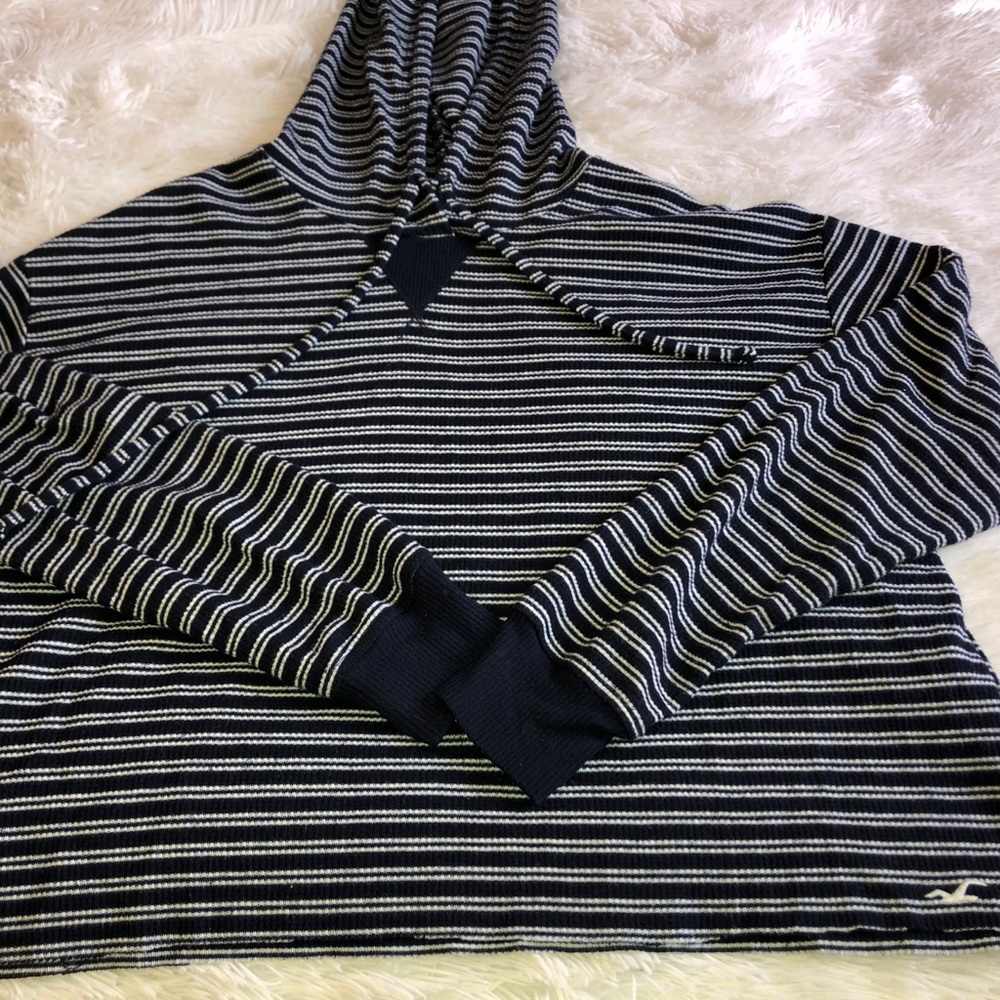 Hollister striped hoodie